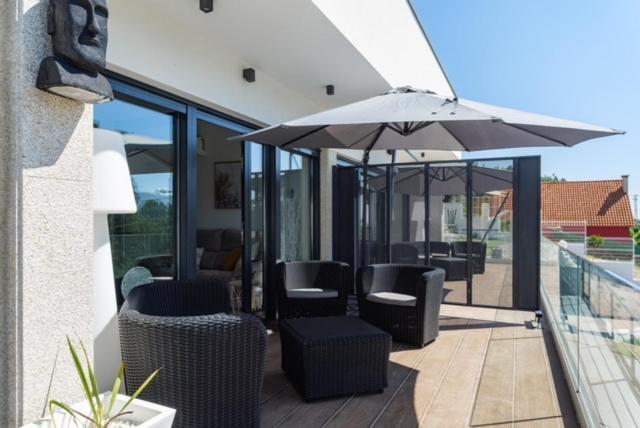 Ferienwohnung Veiga Da Fraga Poio Exterior foto